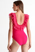 Shan Mia Mesh over shoulder one-piece